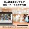  Buffalo DVSM-PMV8U3-GY/N USB 3.2 (Gen1) / 3.0 External Mac-Compatible, DVD/CD Drive, Bus Power (with Power Supply Cable), Thin, Portable, Made in Japan, Gray view 3