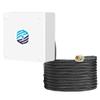 Maswell WiFi 6E Antenna 2.1-7.2 GHz Screw and 3M Adhesive Mount IP67 9.8 inches with Nylon overbraids Cable for WiFi 5 WiFi 6 WiFi 6E Wimax Bluetooth Zigbee Outdoor IoT Antenna, NOT for Boosting view 1