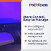 8-Port Managed Network Switch - Layer 2 PoE+ Managed Switch (IEEE 802.3at) - Shelf Mount 150W Gigabit 1 Gig Power Over Ethernet for Intelligent Buildings - Smart Support, IGMP, VLAN, QoS, DHCP view 4