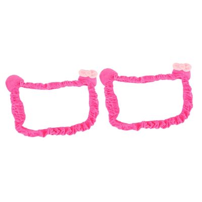 KOMBIUDA 2pcs Lovely Cat Ear Elastic Monitor Cover Dust Protector for Screens Cute Design for Girls Easy to and Prevents Dust Fits Lcd Led Displays