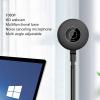 1080P Webcam, Adjustable USB HD Laptop Webcam for Computers, Webcam with Telescopic Pole Adopts Cmos High Sensitivity Chip, Plug and Play, for Online Video Calling Conferencing view 2