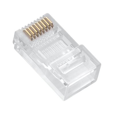 Cable Central LLC (50 Pack) RJ45 (8P8C) Plug for Stranded Flat Wire 100pk