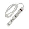 Cable Central LLC (50 Pack) 6Ft 8-Outlet Surge Protector 14AWG/3, 15A, 90J - 6 Feet view 1