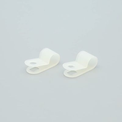 Cable Central LLC (50 Pack) R-Type Cable Clamp 1/4" Clear 100pk