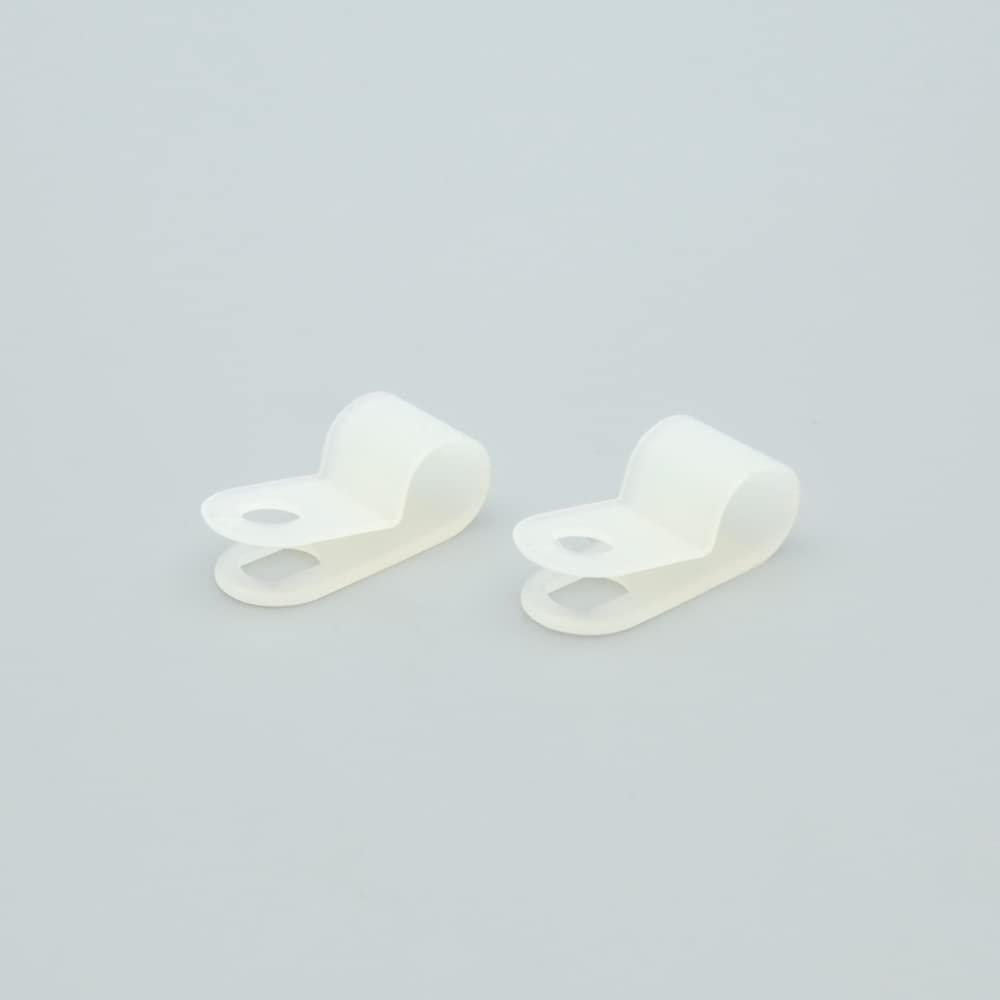 Cable Central LLC (50 Pack) R-Type Cable Clamp 1/4" Clear 100pk