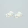 Cable Central LLC (50 Pack) R-Type Cable Clamp 1/4" Clear 100pk view 1