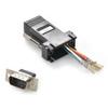 Cable Central LLC (50 Pack DB9 Female to RJ45 Modular Adapter, Black view 1