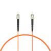 Cable Central LLC (10 Pack 2m ST/UPC-ST/UPC OM1 Multimode Simplex Fiber Optic Patch Cable - 6.5 Feet view 2