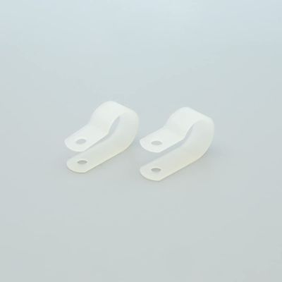 Cable Central LLC (100 Pack) R-Type Cable Clamp 5/8" Clear 100pk