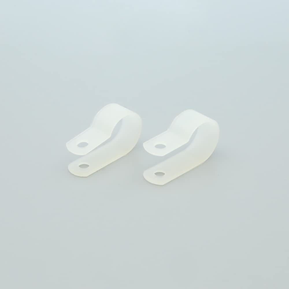 Cable Central LLC (100 Pack) R-Type Cable Clamp 5/8" Clear 100pk