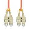 Cable Central LLC (10 Pack 10m SC/UPC SC/UPC OM2 Multimode Duplex OFNR Fiber Optic Patch Cable - 32.8 Feet view 4
