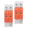 2Pcs SPD Protective Device DIN Rail Mounting SPD House Arrester Protector 2P 420V RMU1C20/40/60 Lightniing Protective Device (Imax: 20kA) view 1