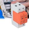 2Pcs SPD Protective Device DIN Rail Mounting SPD House Arrester Protector 2P 420V RMU1C20/40/60 Lightniing Protective Device (Imax: 20kA) view 2