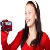 eDealz 16MP Megapixel Compact Digital Camcorder with HD Video and Photos 16x Zoom with 2.4" Screen, 32GB Card and USB Cable (Red, Camera + SD Card) view 4