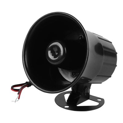 Wired Alarm Siren Horn, 115dB DC 12V Wire Alarm Siren Speaker Burglar Alarm System for Home Security Alarm System
