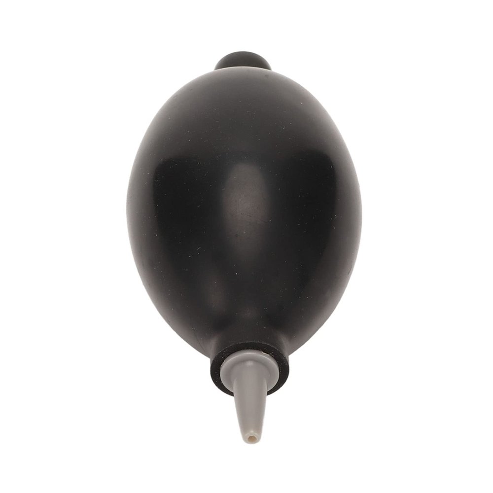 ZJchao Mini Squeeze Ball Pump, Air Duster Bulb Blower Black Small Soft Rubber Large Airflow Multi Purpose Dust Ball Air Blower for Computer Electronics Lens Cleaning