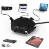 Clear Power 4-Outlet 1080J Desktop Conference Table Power Center Surge Protector w/3-Port USB-A & 1-Port USB-C Chargers, Rotating Outlets, 6ft Power Cord, CP30001 view 2