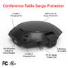 Clear Power 4-Outlet 1080J Desktop Conference Table Power Center Surge Protector w/3-Port USB-A & 1-Port USB-C Chargers, Rotating Outlets, 6ft Power Cord, CP30001 view 3
