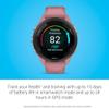 Garmin Forerunner 265S Running Smartwatch, Colorful AMOLED Display, Training Metrics and Recovery Insights, Light Pink and Powder Gray view 4