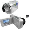 eDealz 16MP Megapixel Compact Digital Camcorder with HD Video and Photos 16x Zoom with 2.4" Screen, 32GB Card and USB Cable (Silver, Camera + SD Card) view 1