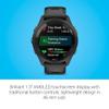 Garmin Forerunner 265 Running Smartwatch, Colorful AMOLED Display, Training Metrics and Recovery Insights, Black and Powder Gray view 3
