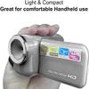 eDealz 16MP Megapixel Compact Digital Camcorder with HD Video and Photos - 16x Zoom, 2.4" Screen, 32GB Card, Memory Case, Card Reader and USB Cable (Silver) view 2