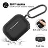 AGAOSH for Airpods Pro 2 Case Cover with Keychain, Soft Silicone Skin Cover Protective Case for New Apple Airpods Pro Gen 2 - Black view 4