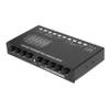 pizarra 5-Band Car Audio Equalizer, Adjustable 5 Bands EQ Car Amplifier Graphic Equalizer with CD/AUX Input Select Switch,Black view 1