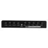 pizarra 5-Band Car Audio Equalizer, Adjustable 5 Bands EQ Car Amplifier Graphic Equalizer with CD/AUX Input Select Switch,Black view 4
