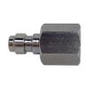 2PCS 8mm Quick-Disconnect Plug Adapter, Stainless Steel 1/8" BSPP Female Thread, PCP Paintball Charging Fittings with Sealing O-Ring view 2