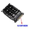 pizarra M.2 SSD to U.2 Adapter 2in1 M.2 NVMe and -Bus NGFF SSD to PCI-E U.2 SFF-8639 Adapter PCIe M2 Converter,Without view 4