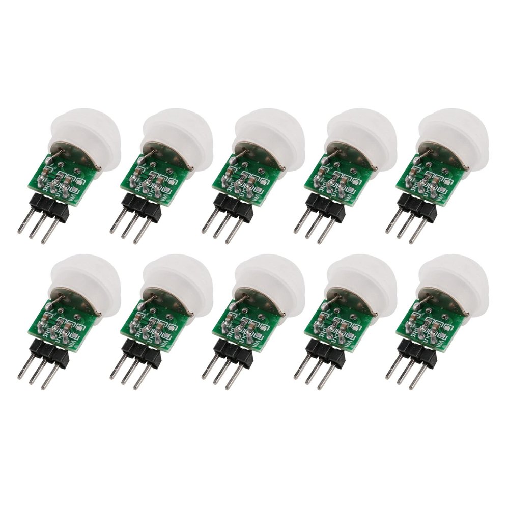 pizarra 10Pcs AM312 Mini Human Sensor Module IR Pyroelectric Infrared PIR Motion Sensor Detector Modules DC 2.7V to 12V