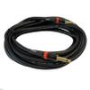 AUDIO 2000'S ADC99102 4-Pack 1/4-Inch TS to 1/4-Inch TS 14-Gauge Loud Speaker Cables, 25 Feet view 2