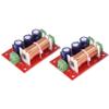 pizarra 2Pcs 400W Speaker Crossover 2 Audio Adjustment Tweeter Speakers Filter Frequency Divider for 2-16Ohm view 2