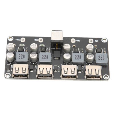 4 Way Fast Module, Power Module Fast Module 12V 24V to QC3.0 Power USB Phone Charging Converter Board