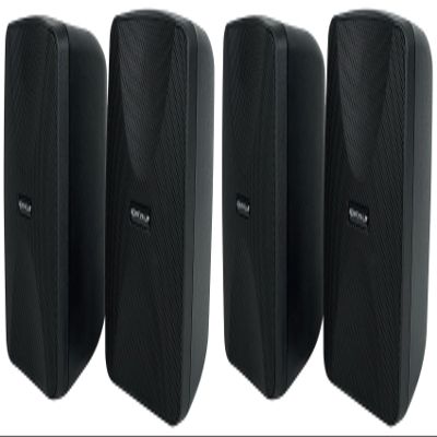 Rockville 4 WET-40B 4" 70V Commercial Indoor/Outdoor Wall Speakers Black Swivel
