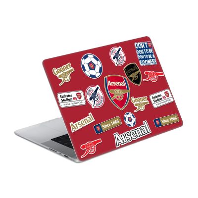 Head Case Designs Officially Licensed Arsenal FC Collage Logos Vinyl Sticker Skin Decal Cover Compatible with MacBook Pro 16" A2485