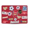 Head Case Designs Officially Licensed Arsenal FC Collage Logos Vinyl Sticker Skin Decal Cover Compatible with MacBook Pro 16" A2485 view 2