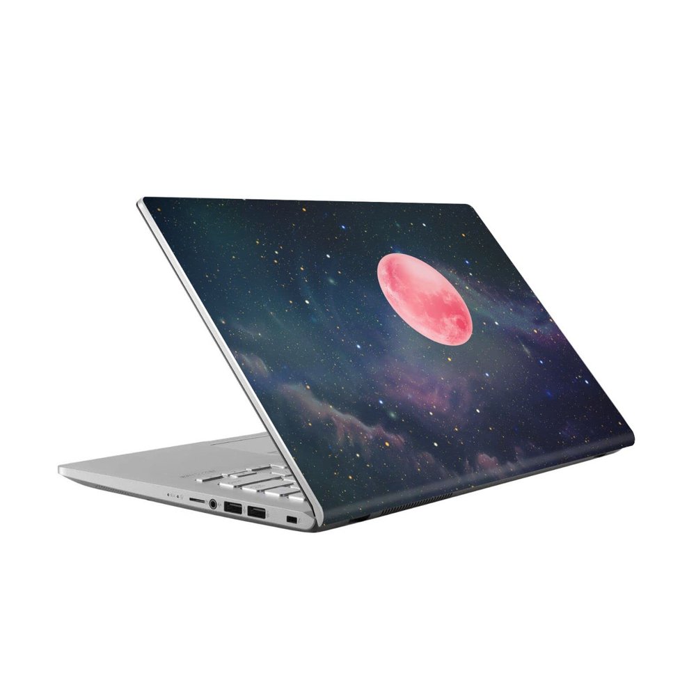 Head Case Designs Officially Licensed Cosmo18 Pink Moon Space Vinyl Sticker Skin Decal Cover Compatible with Asus Vivobook 14 X409FA-EK555T