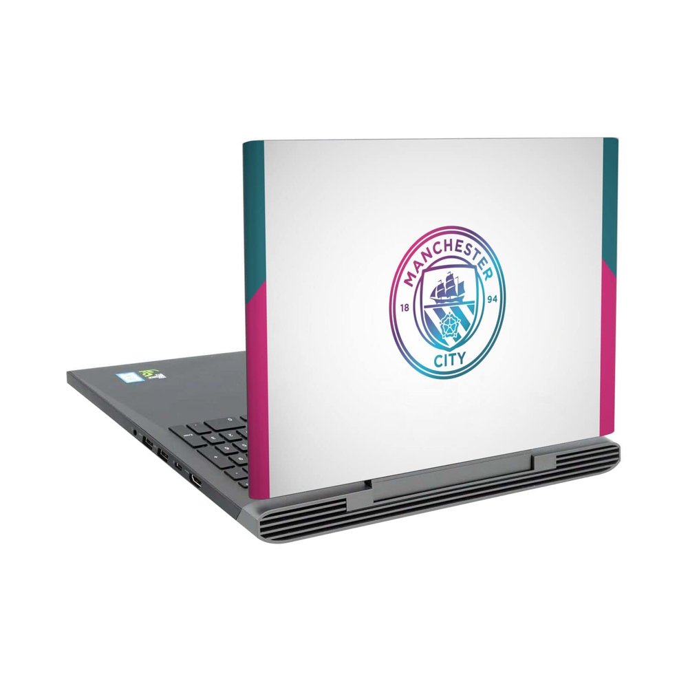 Head Case Designs Officially Licensed Manchester City Man City FC Away 2021/22 Badge Kit Vinyl Sticker Skin Decal Cover Compatible with Dell Inspiron 15 7000 P65F