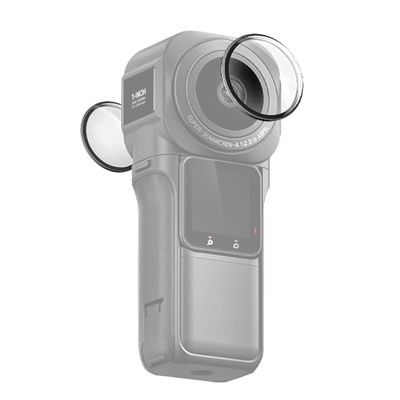 Andoer 2 Pieces Panoramic Camera Lens Protectors Protective Lens Cap Compatible with Insta360 ONE RS Camera 1 Inch 360 Edition