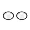 Andoer 2 Pieces Panoramic Camera Lens Protectors Protective Lens Cap Compatible with Insta360 ONE RS Camera 1 Inch 360 Edition view 3