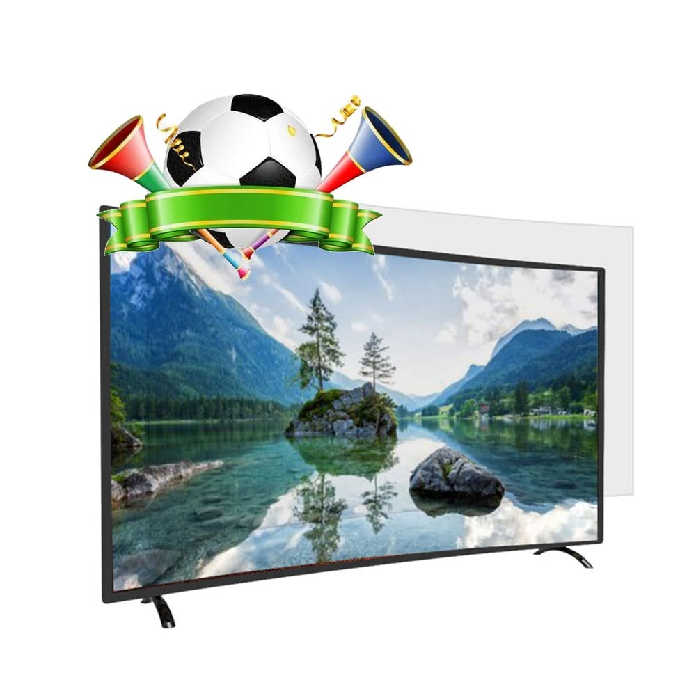AIZYR Anti Glare TV Screen Protector for 75-85 inch LCD, LED Standard and Curved Screen, Anti Blue Light Filter, Frosted Surface Anti Scratch,82inch 1831x1049mm