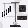 ARZARF Speaker Bracket Lengthened and Thickened Speaker Wall Mount Professional Stage Audio Hanger Surround Wall Support Bracket view 2