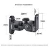 ARZARF Speaker Wall Bracket Thickened Surround Satellite Small Audio Bracket Rotatable KTV Stage Hanger 1 Pair view 2