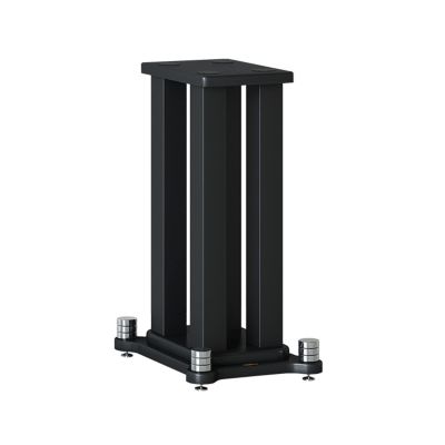 ARZARF Professional Speaker Tripod Audio Stand Desktop Tray Metal Wood Surround Floor Stand Home Speaker Stand (Size : 25x30x20cm)