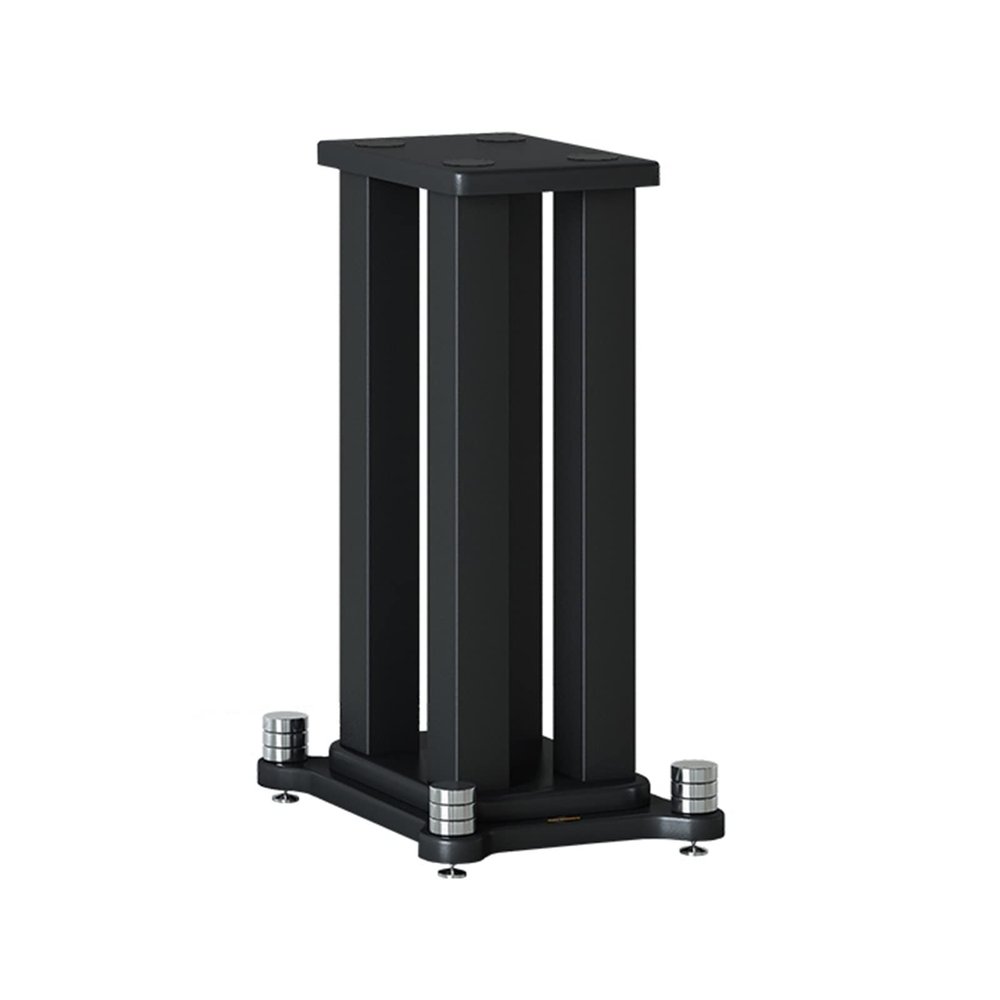 ARZARF Professional Speaker Tripod Audio Stand Desktop Tray Metal Wood Surround Floor Stand Home Speaker Stand (Size : 25x30x20cm)