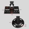 ARZARF Speaker Hanger Professional Speaker Bracket KTV Stage Audio Telescopic Lifting Wall Bracket Lengthened Speaker Hanger (Size : 128-226cm) view 3