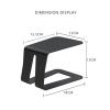 ARZARF Speaker Bracket Desktop Audio Shelf Home Theater Tray Table Rack Audio Speaker Bracket (Color : 1) view 2