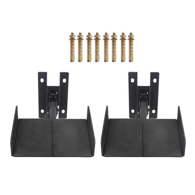 ARZARF Speaker Wall Mount Bracket Monitor Speaker Shelf Surround Audio Wall Mount Bracket Study Cafe Speaker Bracket Tray Wall Mount Bracket (Size : Wall-Hung Large Tray (Pair))